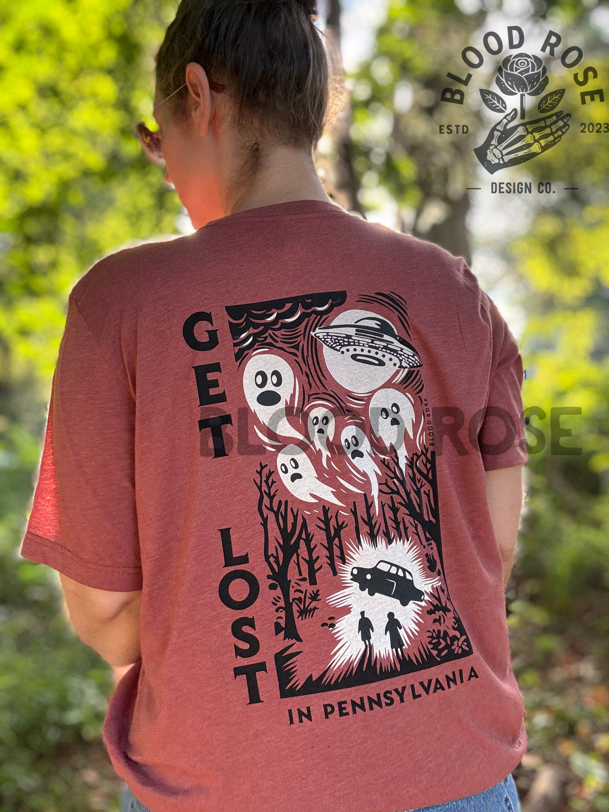 "Get Lost in Pennsylvania" Tee Heather Clay