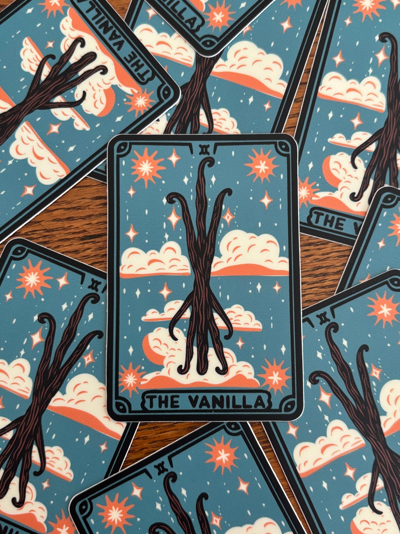 Tarot Card ‘The Vanilla’ Vinyl Sticker