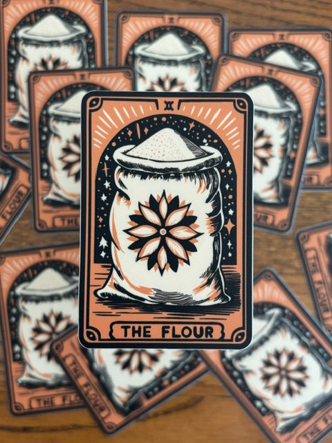 Tarot Card ‘The Flour’ Vinyl Sticker