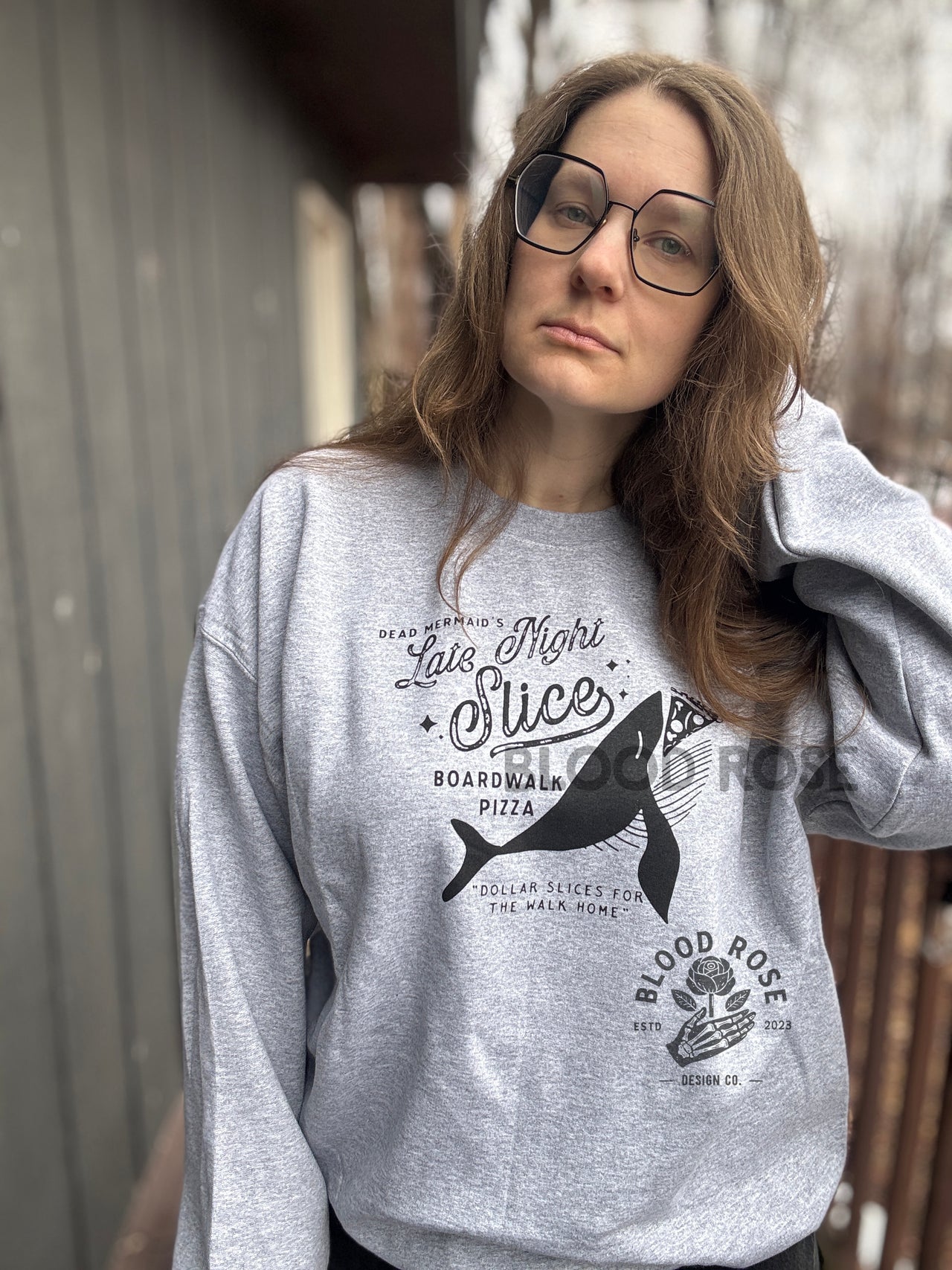 Late Night Slice Boardwalk Pizza Sweatshirt