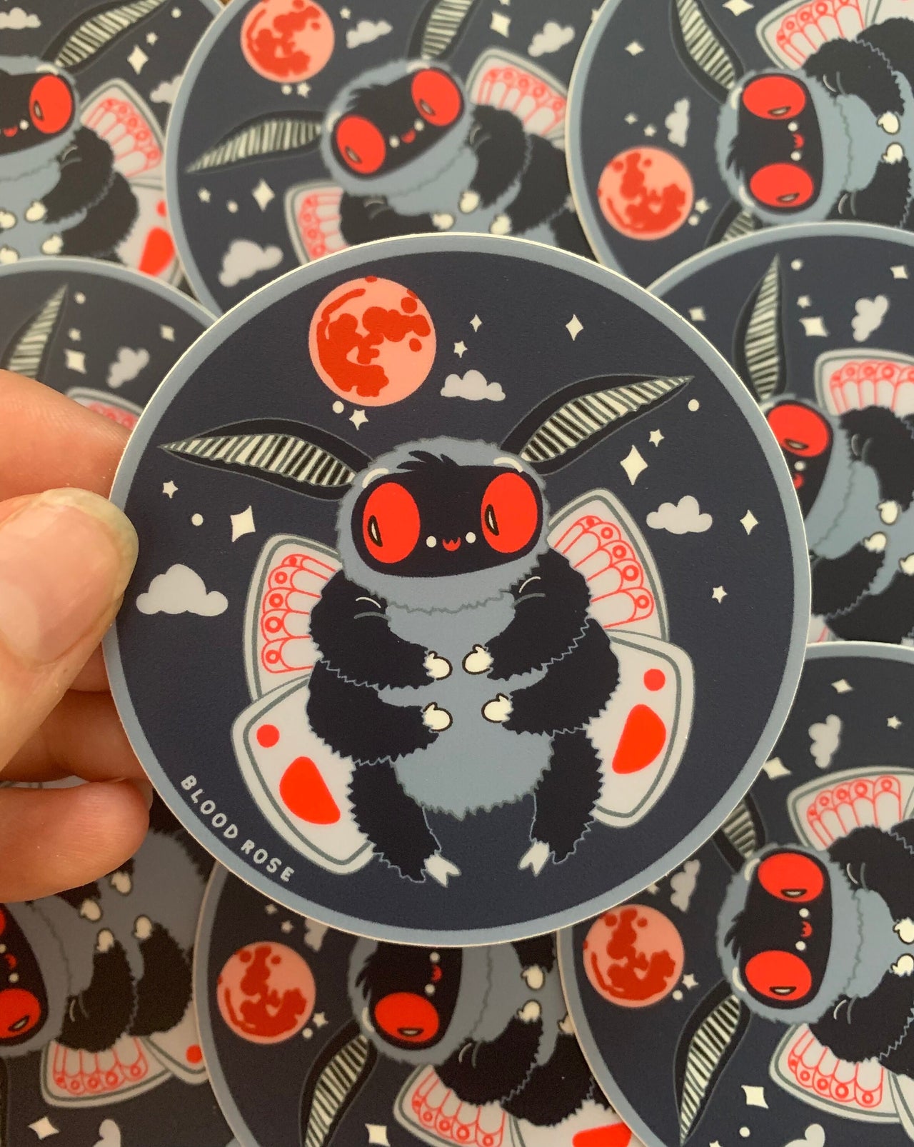 Cutie Pie Mothman Vinyl Sticker