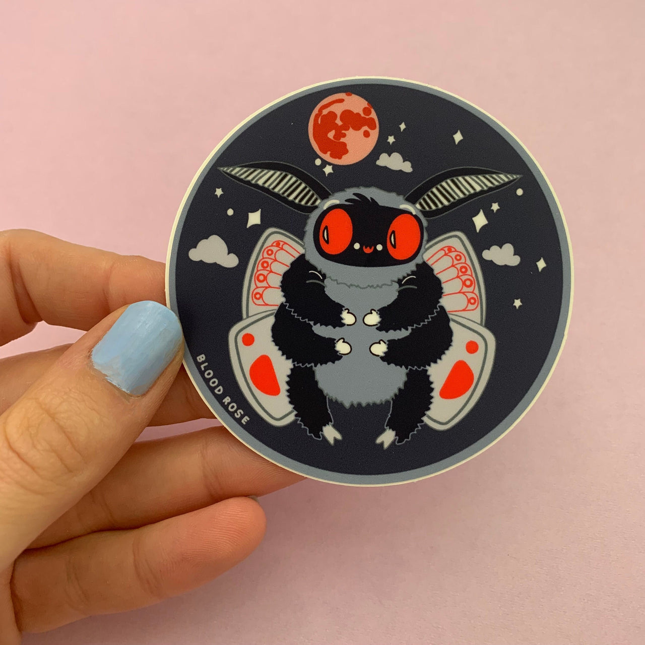 Cutie Pie Mothman Vinyl Sticker
