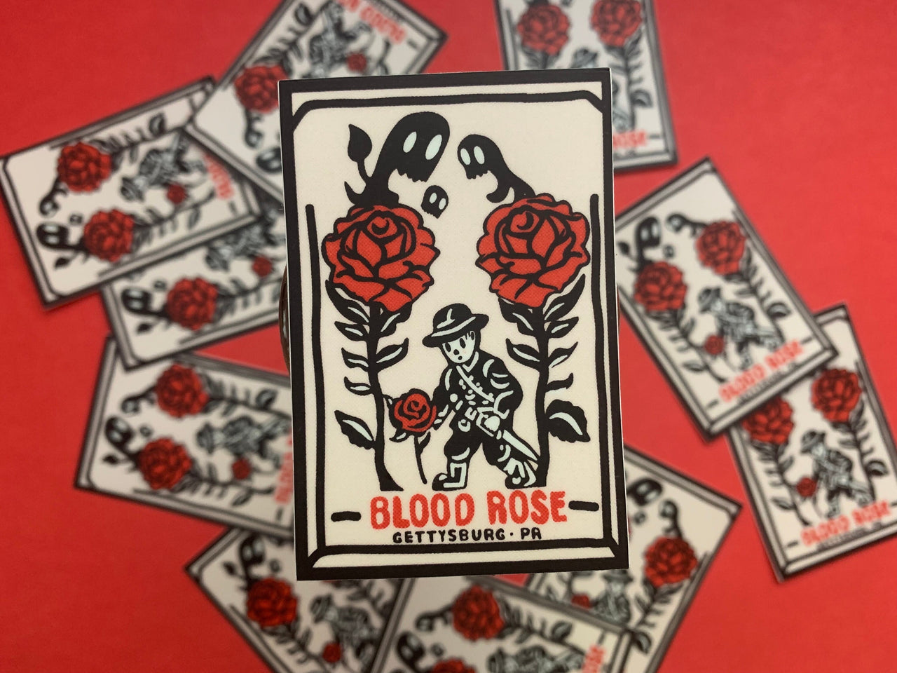 Gettysburg ‘Wandering Rose Soldier’ Vinyl Sticker
