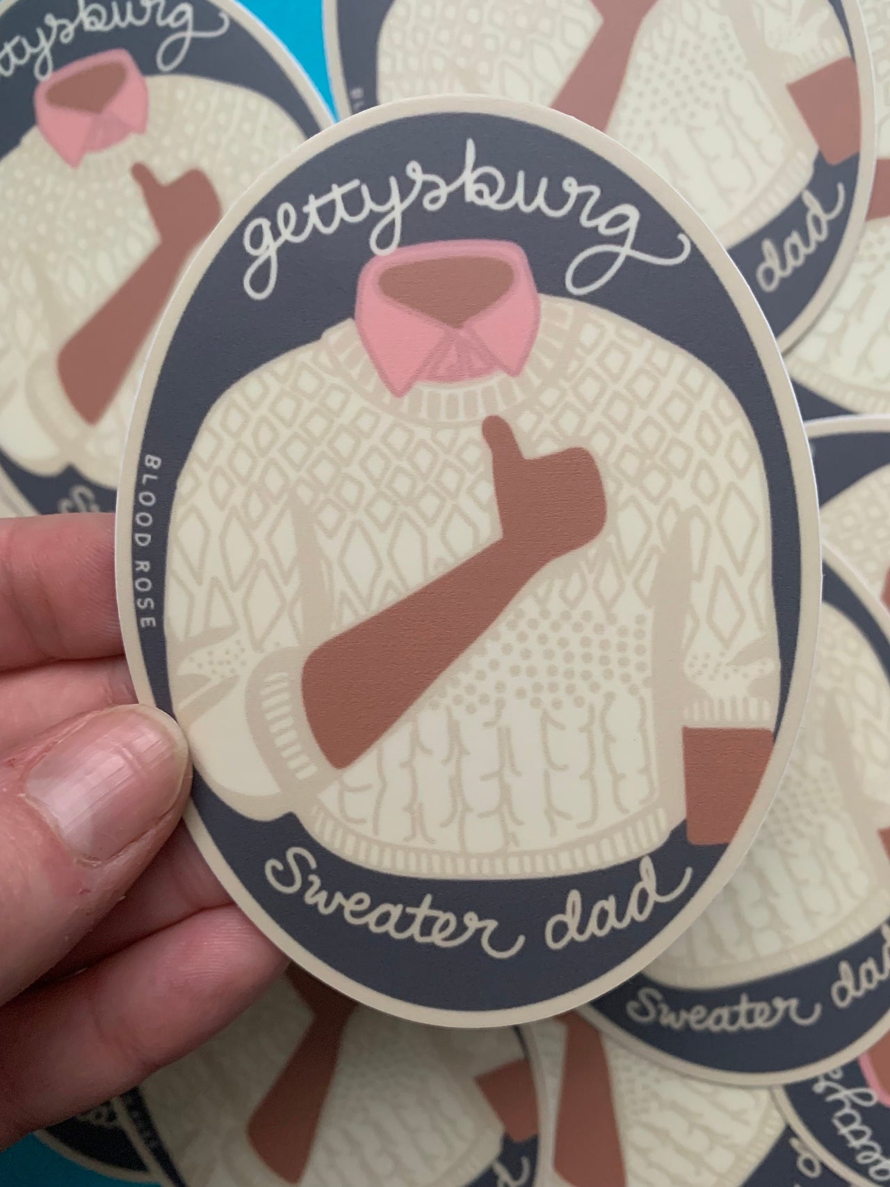GETTYSBURG ‘Sweater Dad’ Vinyl Sticker