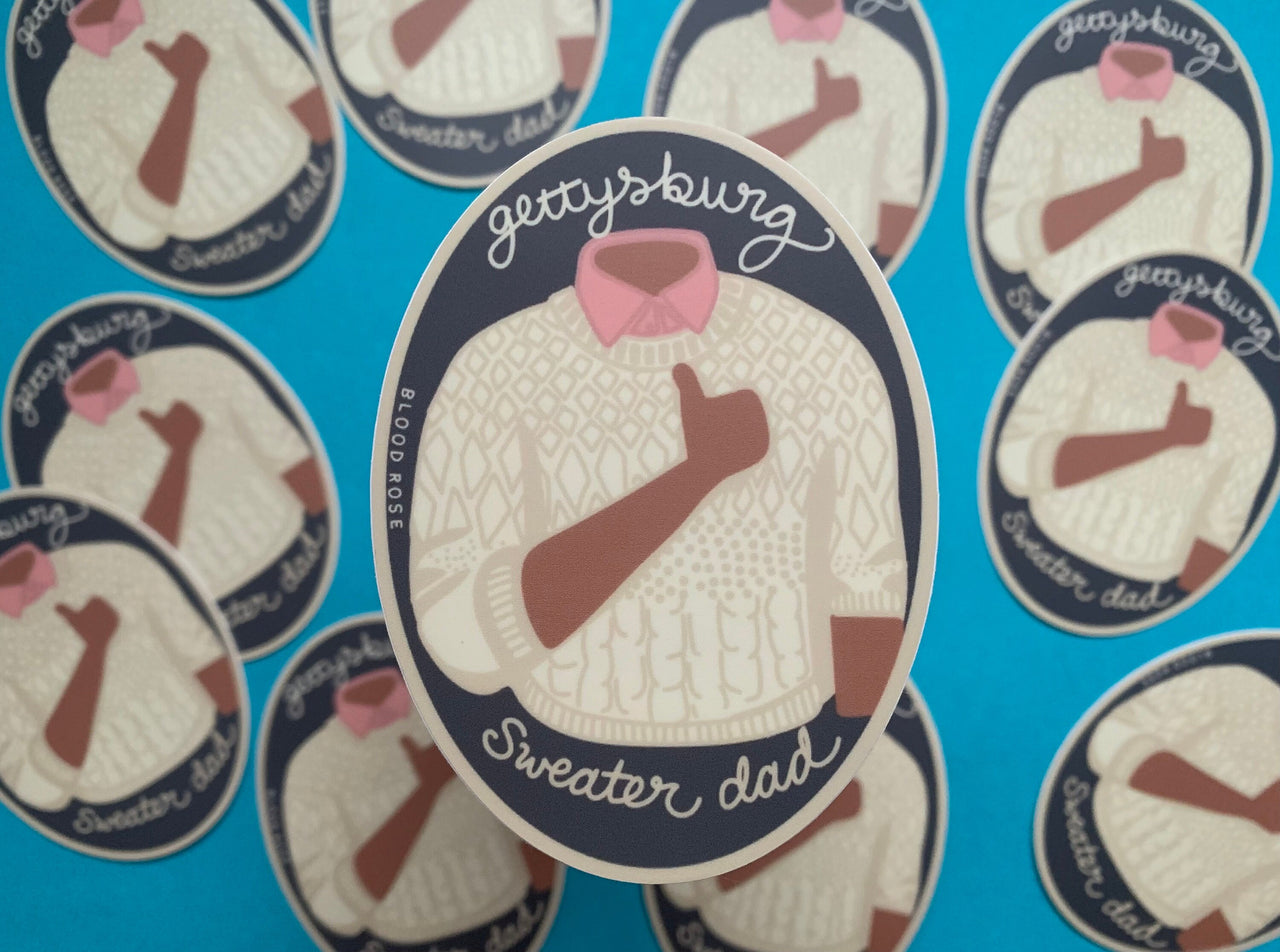 GETTYSBURG ‘Sweater Dad’ Vinyl Sticker