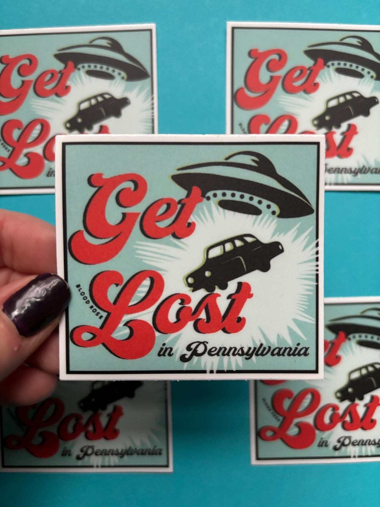 Get Lost in Pennsylvania Vinyl Sticker