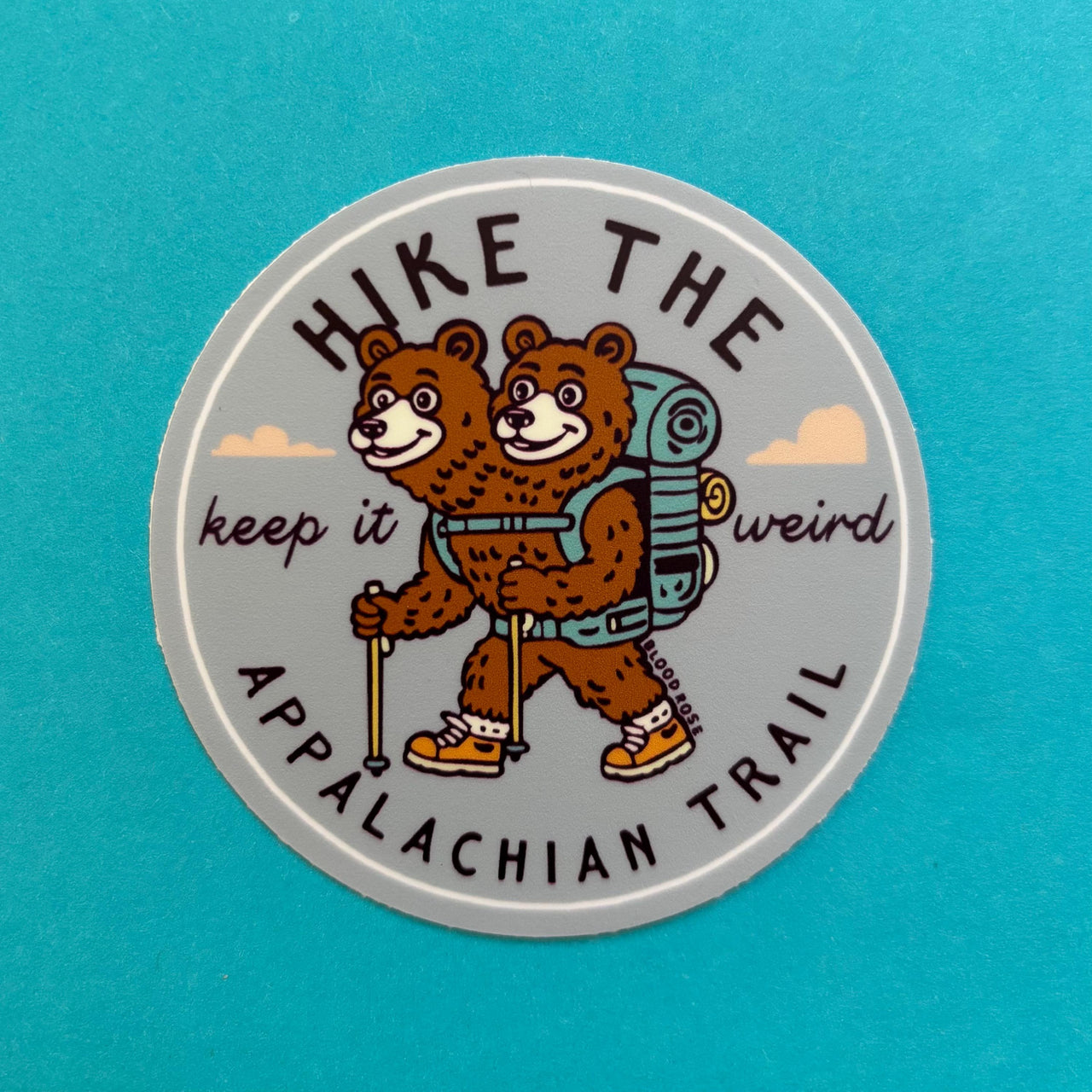 Hike the Appalachian Trail- Keep it Weird Vinyl Sticker