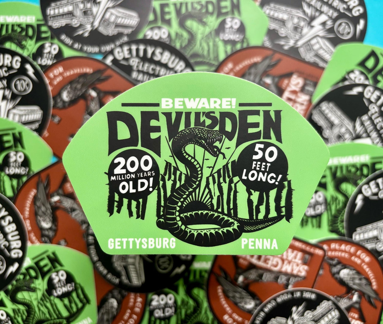 Gettysburg ‘Devil’s Den’ Vinyl Sticker