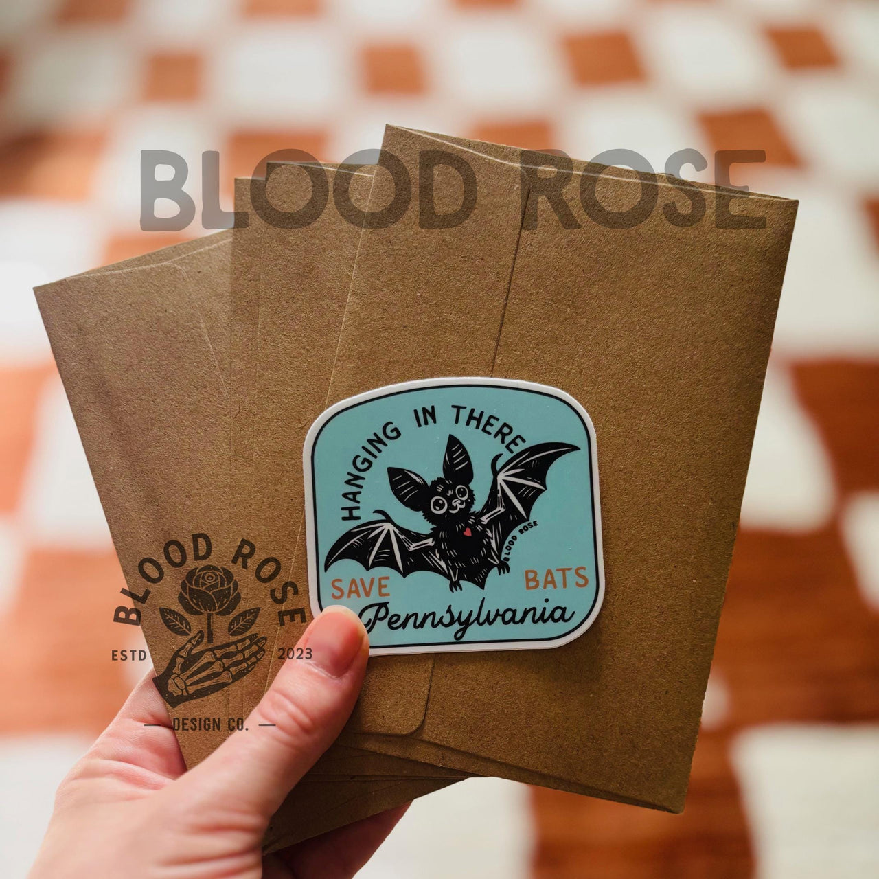 "Save Pennsylvania Bats" Vinyl Sticker – Charity for PA Bat Rescue