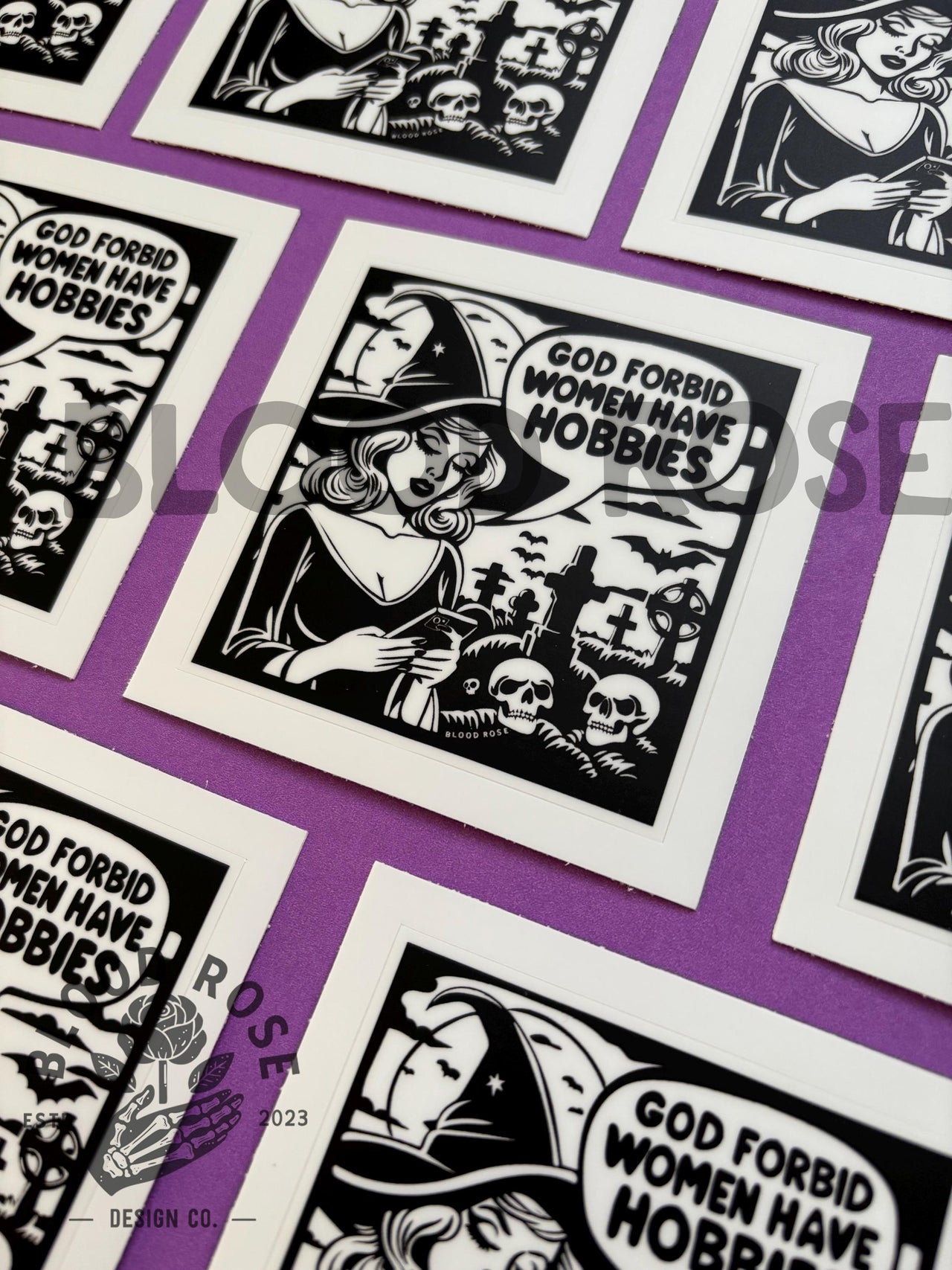 "God Forbid Women Have Hobbies" Vinyl Sticker