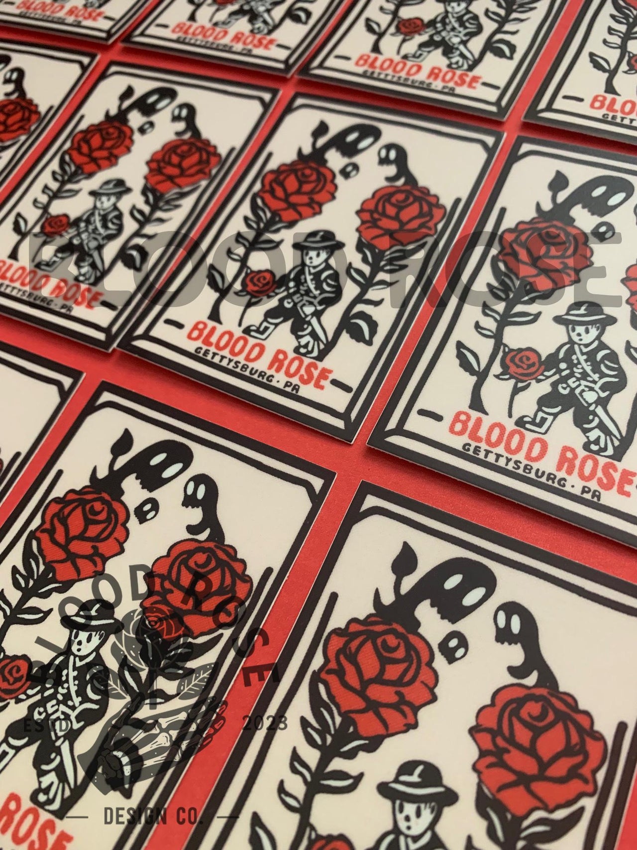 "Wandering Rose Soldier- Gettysburg PA" Vinyl Sticker