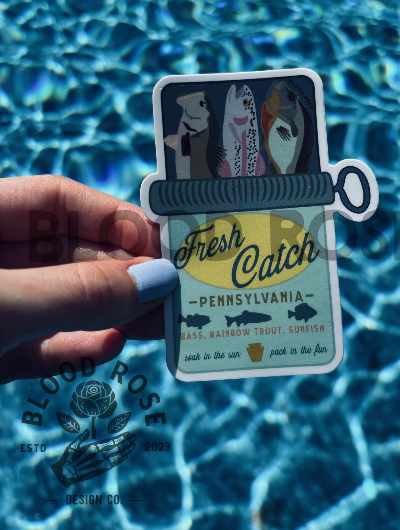 "Pennsylvania Fresh Catch" Vinyl Sticker