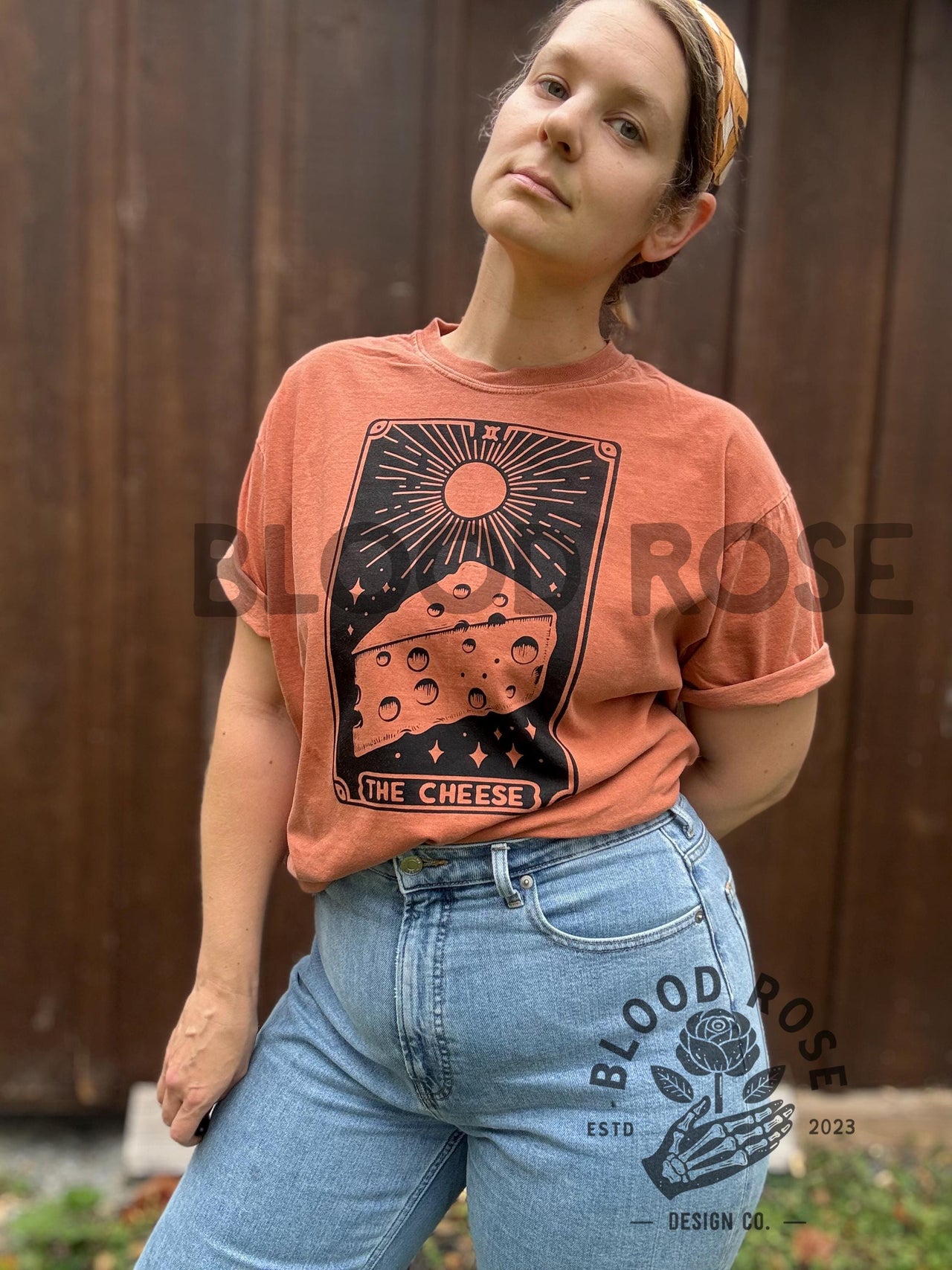 Cheese Tarot Card T-Shirt – Witchy Comfort Colors Tee