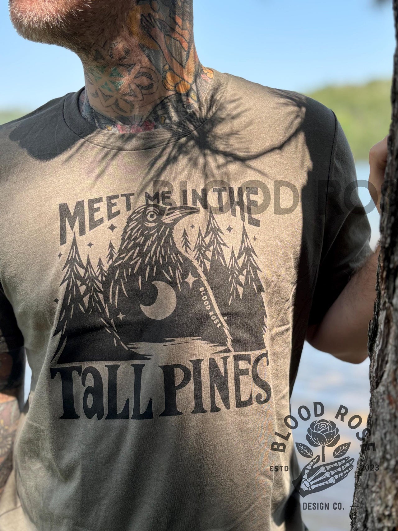 "Meet Me in the Tall Pines" Crewneck Tee