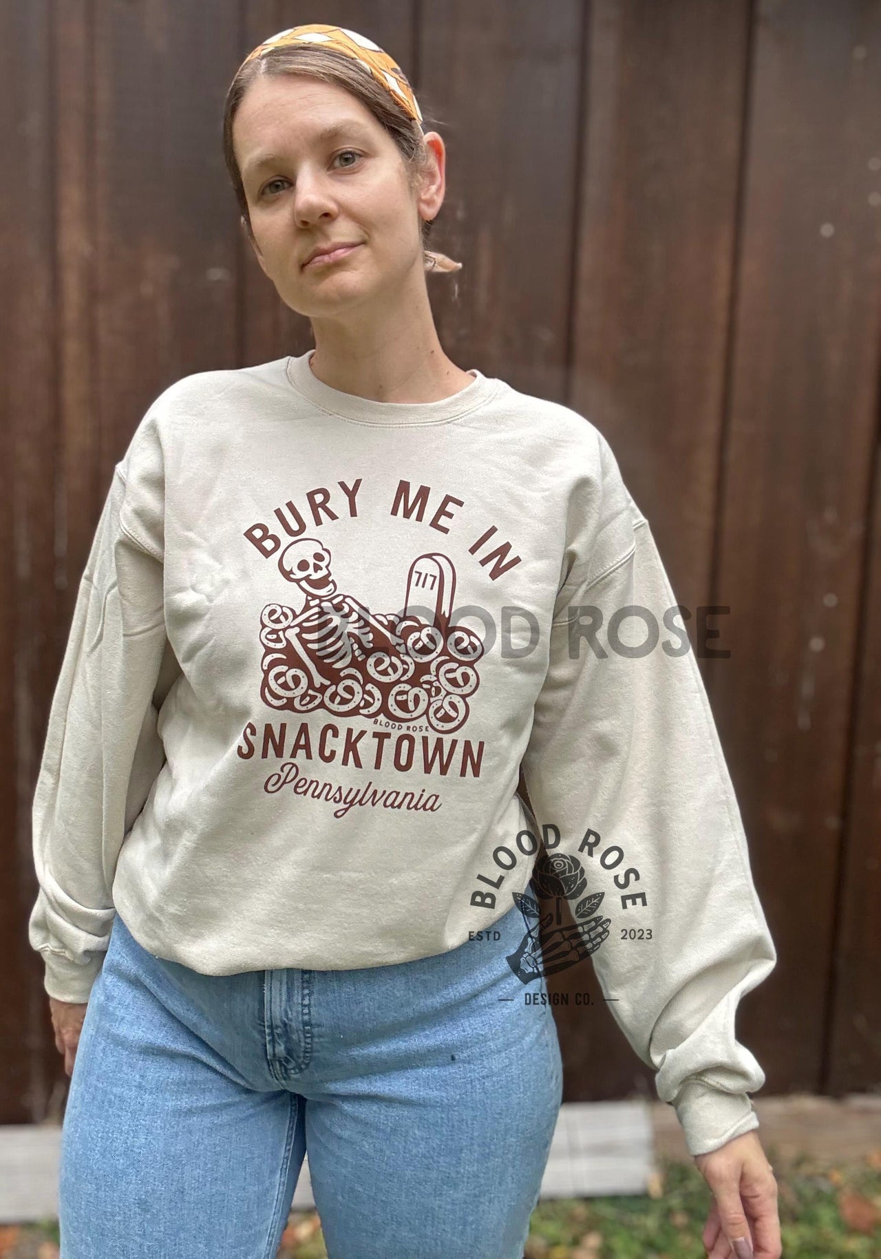 "Bury Me in Snacktown Pennsylvania" Crewneck Sweatshirt