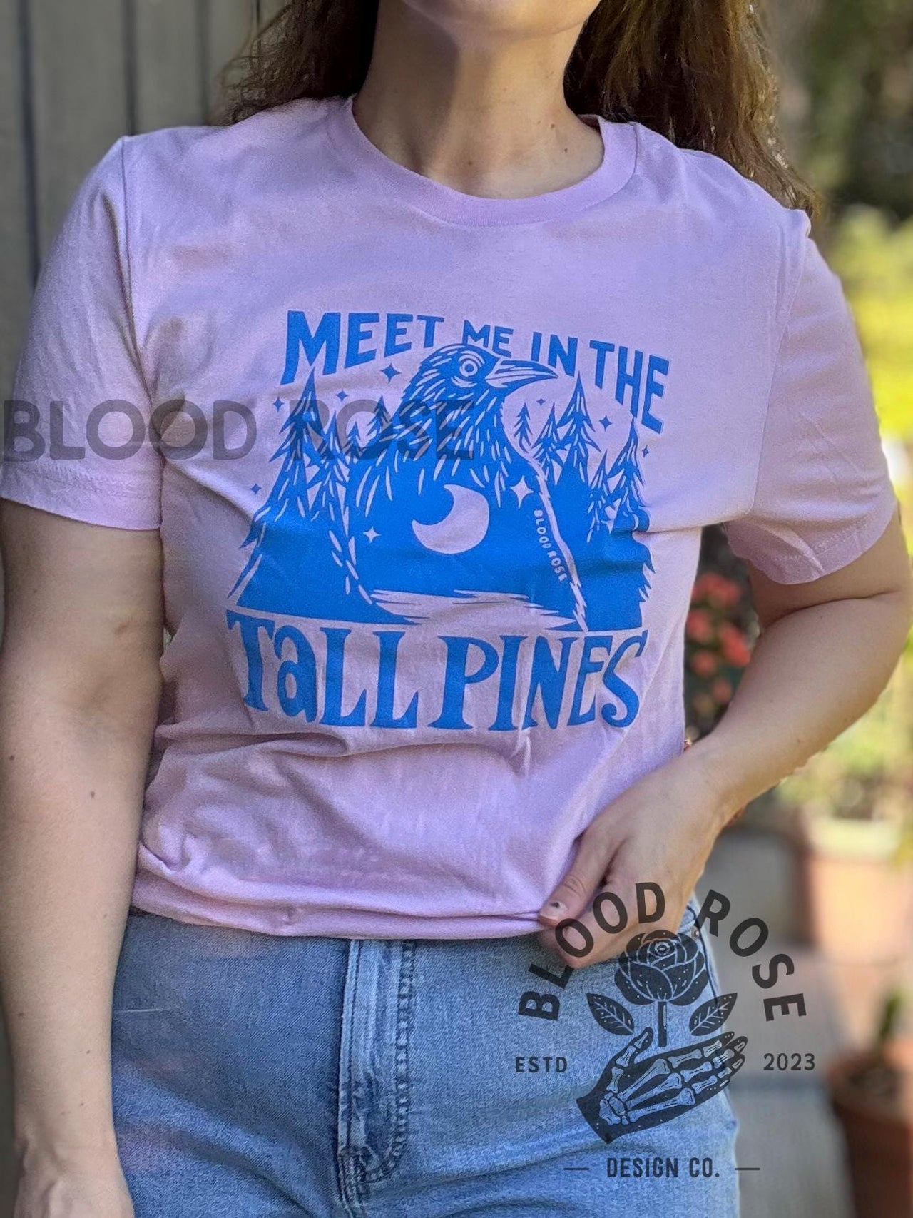 "Meet Me in the Tall Pines" Crewneck Tee