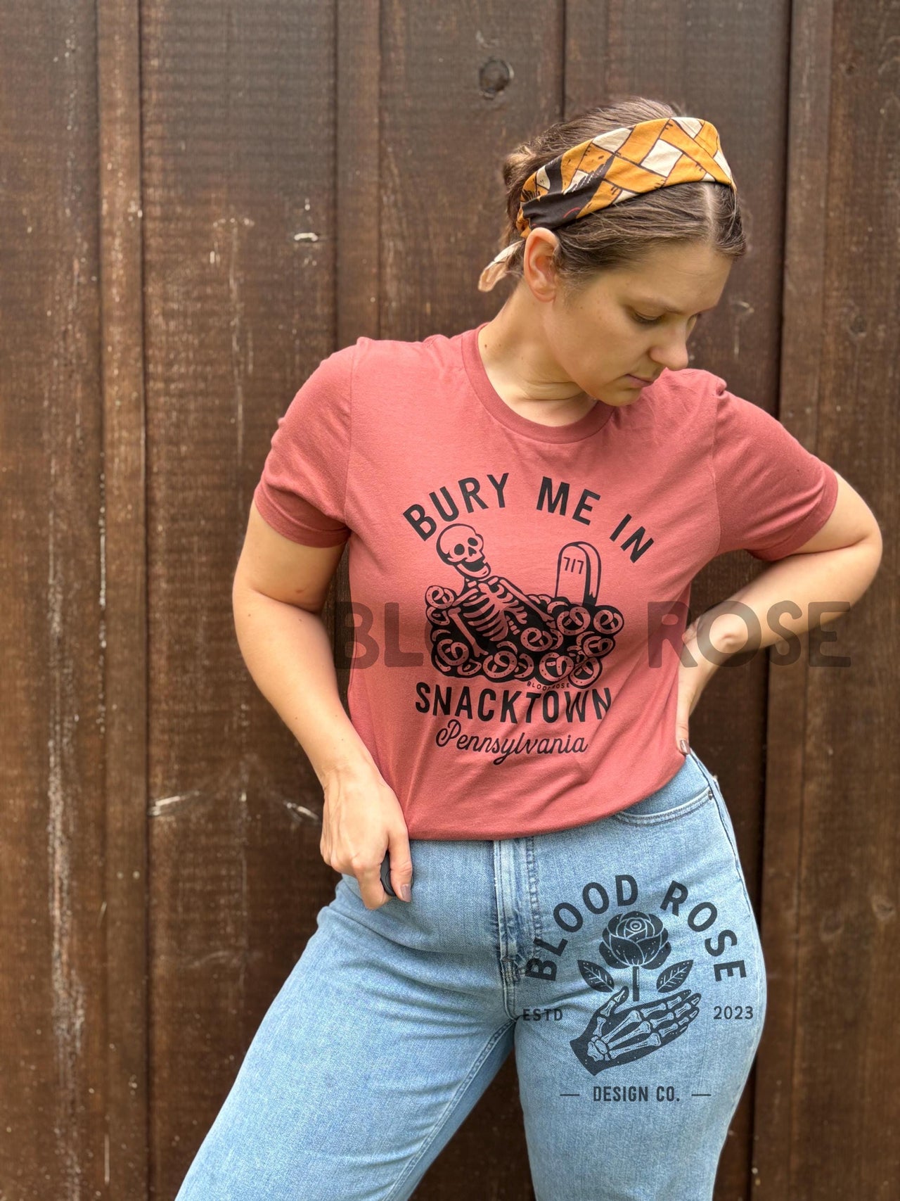 "Bury Me in Snacktown Pennsylvania" Crewneck Tee