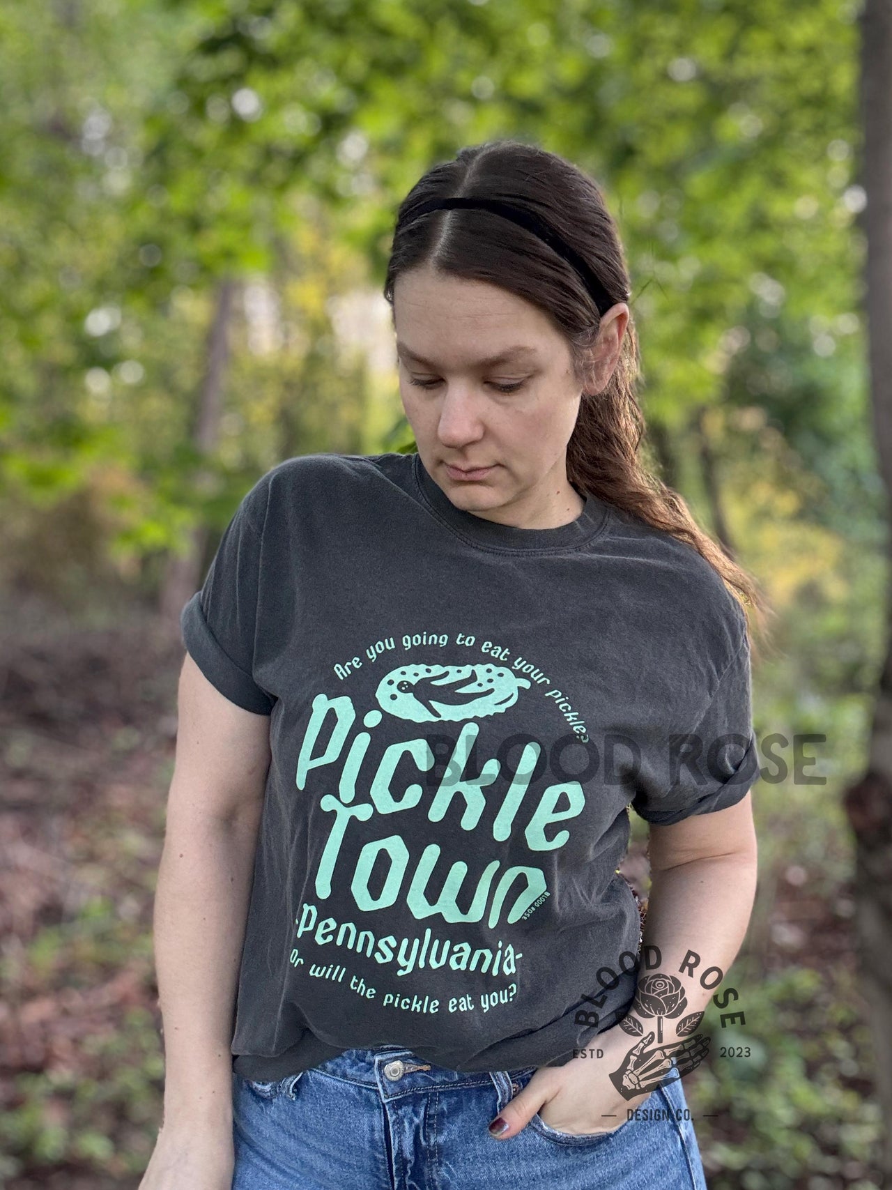 "Pickle Town Pennsylvania- Are You Going Eat Your Pickle?" Crewneck Tee