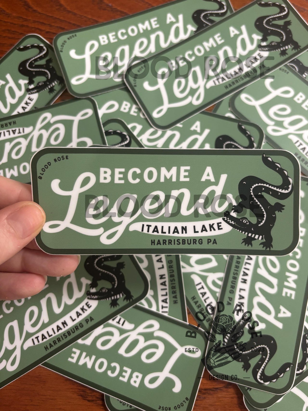 "Become A Legend: Italian Lake HBG" Sticker