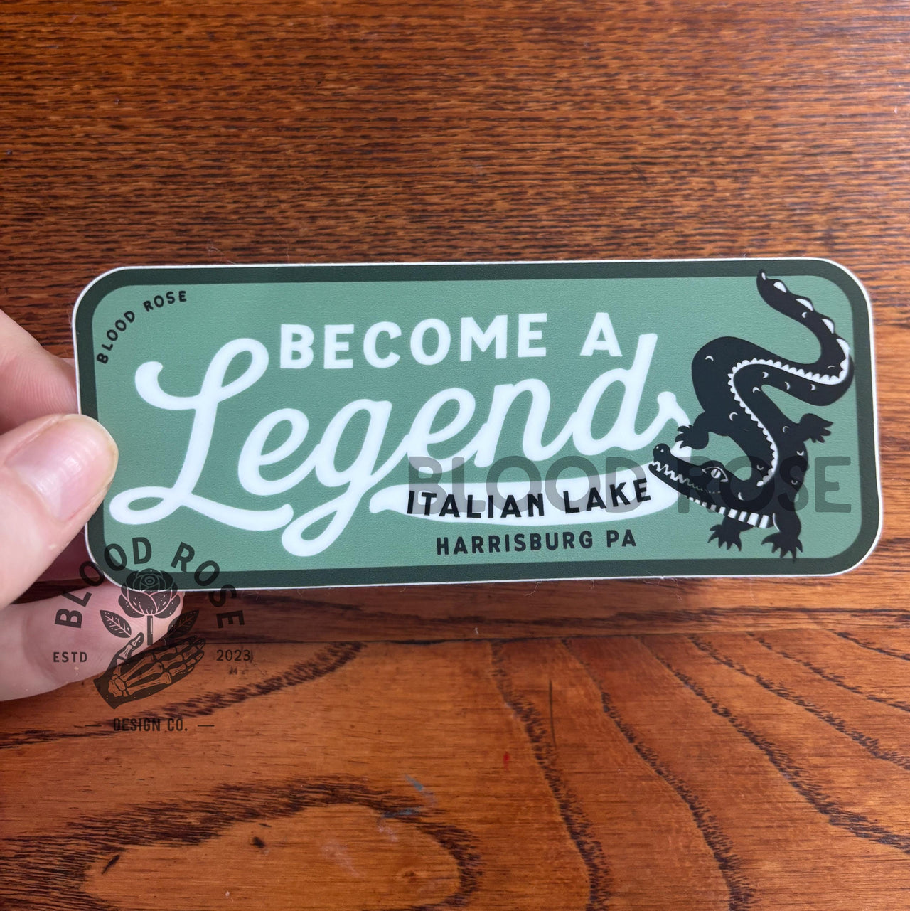 "Become A Legend: Italian Lake HBG" Sticker
