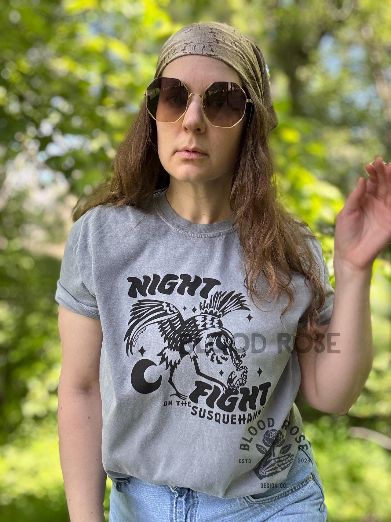 "NIGHT FIGHT on the Susquehanna" Crewneck Tee/Ringer Tee/Sweatshirt